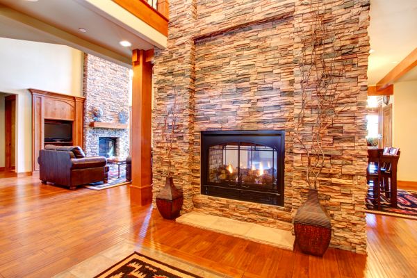 Stone Hearth Installation in Foley